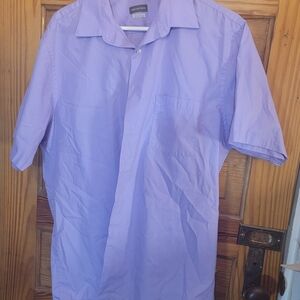 Van Heusen Men's Purple Button Down Shirt